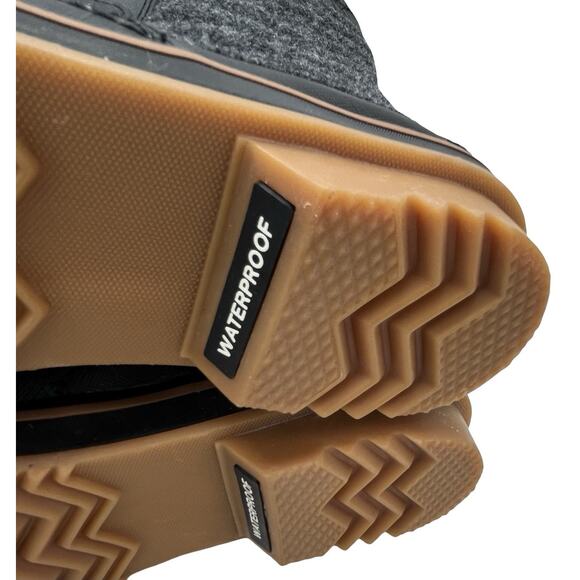 Sorel Tofino II Boots Women’s 9 Black Gray Faux Fur Waterproof Winter Snow - Picture 6 of 11